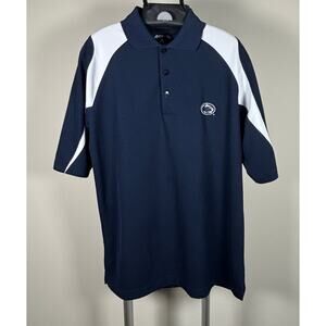 Antigua Penn State Nittany Lions Polo Golf Shirt Navy Blue Men’s Size Small